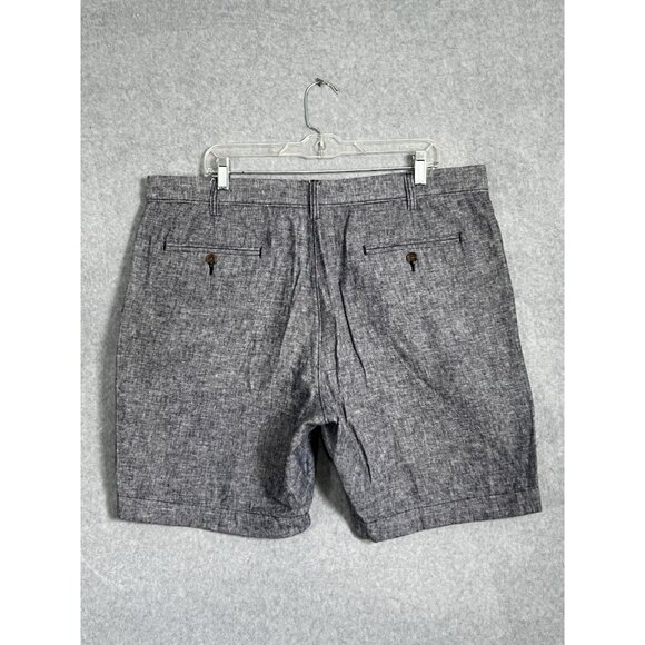 J Crew Linen Shorts Chambray Men SZ 38 Above Knee Chino 9’‘ - Picture 7 of 8